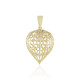 Colgante en oro con Perla blanca Freshwater (Ornaments by de Melo)