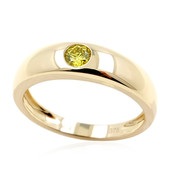 Anillo en oro con Diamante amarillo SI2