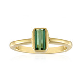 Anillo en plata con Turmalina verde Benedito