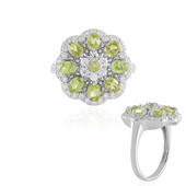 Anillo en plata con Peridoto