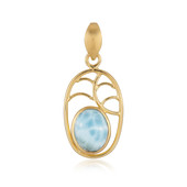 Colgante en plata con Larimar