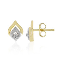 Pendientes en plata con Diamante I2 (I)