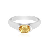 Anillo en plata con Berilo amarillo