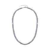 Collar en plata con Perla plateada Freshwater