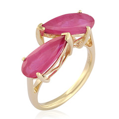 Anillo en oro con Zafiro rosa de Madagascar (de Melo)