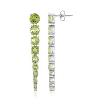 Pendientes en plata con Peridoto (de Melo)