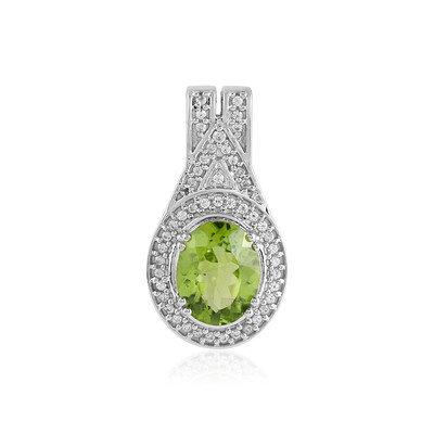 Colgante en plata con Peridoto