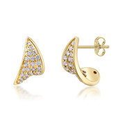 Pendientes en oro con Diamante I1 (H)  (CIRARI)