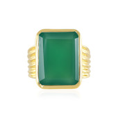 Anillo en plata con Ónix verde