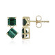 Pendientes en oro con Turmalina verde Benedito (Adela Gold)