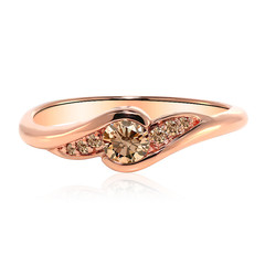 Anillo en oro con Diamante rosa de Francia de Argyle VS1