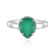 Anillo en plata con Ónix verde