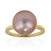 Anillo en oro con Perla Ming rosa (TPC)