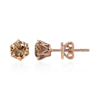 Pendientes en oro con Diamante rosa de Francia de Argyle VS1