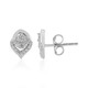 Pendientes en plata con Diamante I2 (I)