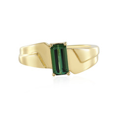 Anillo en plata con Turmalina verde Benedito