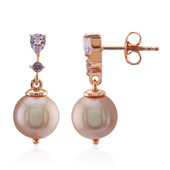 Pendientes en plata con Perla Ming (TPC)