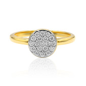 Anillo en oro con Diamante IF (D) (Annette)