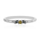 Anillo en plata con Diamante I3 amarillo