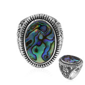 Anillo en plata con Concha de Abalone (Art of Nature)