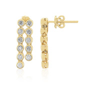 Pendientes en oro con Diamante SI1 (G) (Annette)