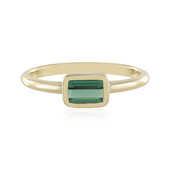 Anillo en oro con Turmalina verde Benedito (Adela Gold)