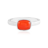 Anillo en plata con Ópalo rojo de Etiopía (MONOSONO COLLECTION)