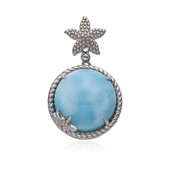 Colgante en plata con Larimar