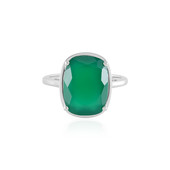 Anillo en plata con Ónix verde