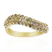 Anillo en oro con Diamante fancy SI2 (CIRARI)