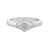 Anillo en plata con Diamante I4 (J)