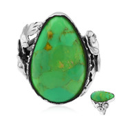 Anillo en plata con Turquesa verde Mohave Kingman (Art of Nature)