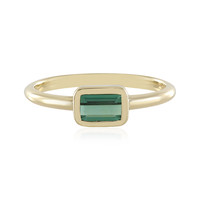 Anillo en oro con Turmalina verde Benedito (Adela Gold)