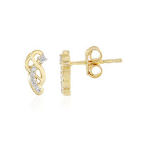 Pendientes en plata con Diamante I2 (I)