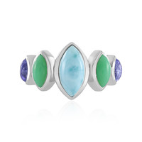 Anillo en plata con Larimar (KM by Juwelo)