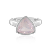 Anillo en plata con Cuarzo rosa (MONOSONO COLLECTION)