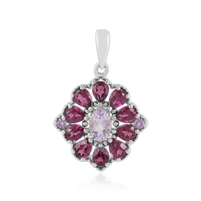 Colgante en plata con Amatista Rosa de Francia