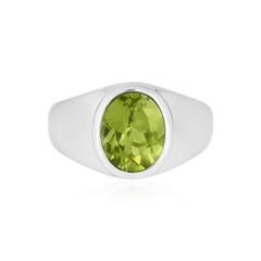 Anillo en plata con Peridoto