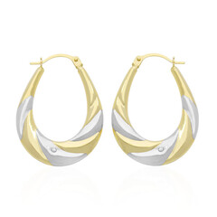 Pendientes en oro con Diamante PK (H)