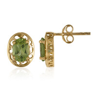 Pendientes en plata con Peridoto