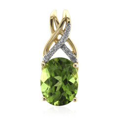 Colgante en oro con Peridoto de Wagogo