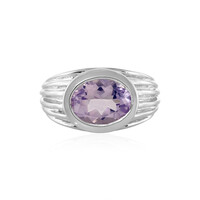 Anillo en plata con Cuarzo lavanda