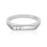 Anillo en plata con Diamante I2 (H) (de Melo)