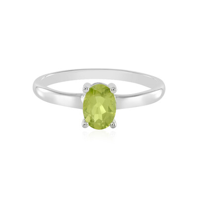 Anillo en plata con Peridoto