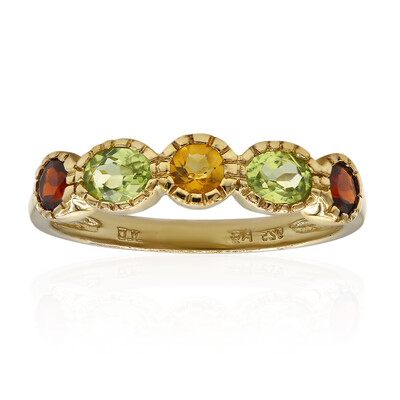 Anillo en plata con Peridoto