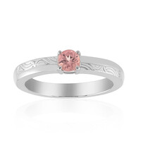 Anillo en plata con Turmalina rosa de Brasil (Pallanova)