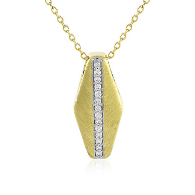 Collar en oro con Diamante limpio a lupa F (LUCENT DIAMONDS)