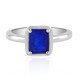 Anillo en plata con Espinela azul royal