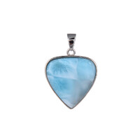 Colgante en plata con Larimar