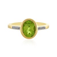 Anillo en plata con Peridoto